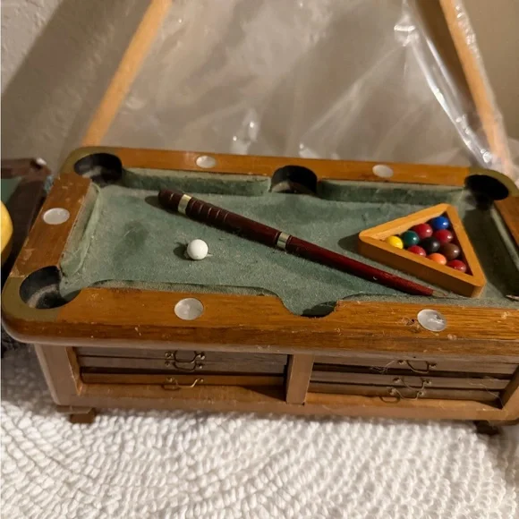 Vintage Billiard pool table coasters bundle - Picture 2 of 9